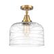Option Brushed Brass / Clear Deco Swirl