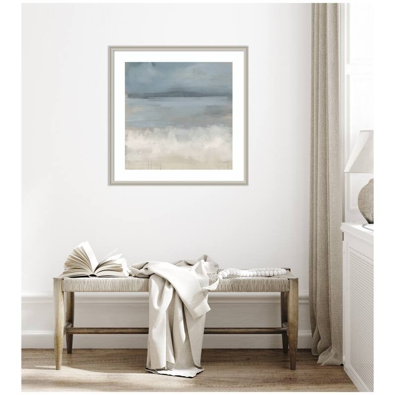 Kate and Laurel The Blues by Mary Sparrow Framed Wall Art Print