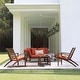 preview thumbnail 2 of 6, Cambridge Casual Yuma 3-piece Outdoor Chat Set with Cushion