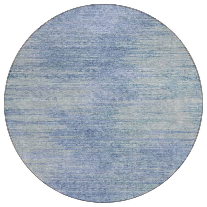Machine Washable Indoor/ Outdoor Chantille Solid Ombre Rug