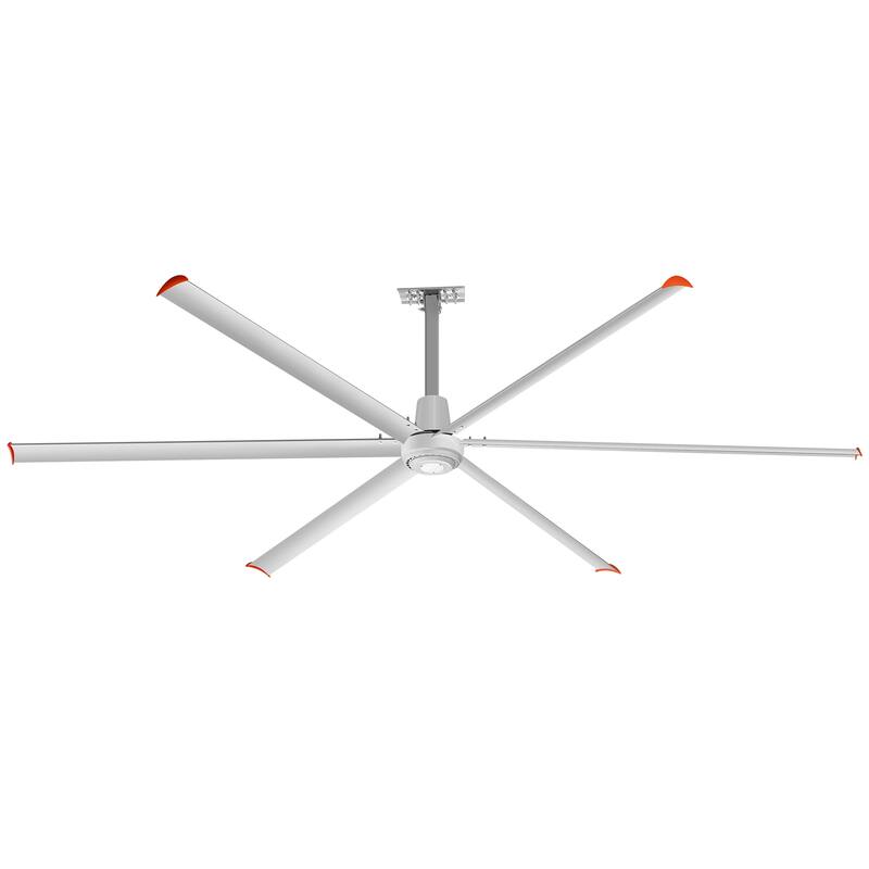 12ft HVLS Commercial 144" Ceiling Fan without Light with 6 Aluminum Blades
