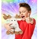 preview thumbnail 2 of 5, DolliBu Soft Huggable Cute Fancy Floppy Moose Stuffed Animal - 10.5 inches