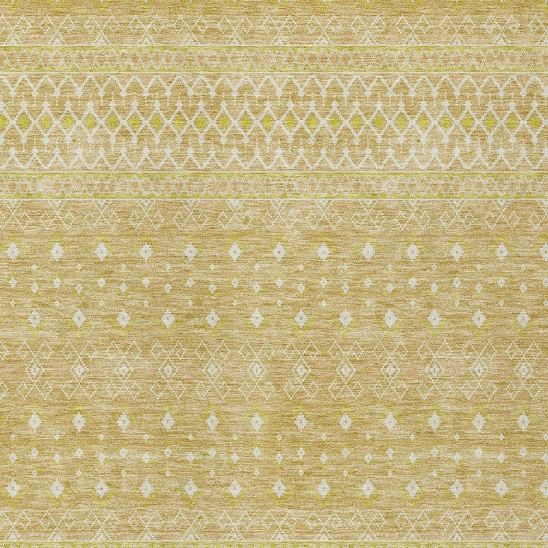 HomeRoots Tribal Transitional Rectangle Outdoor Rug