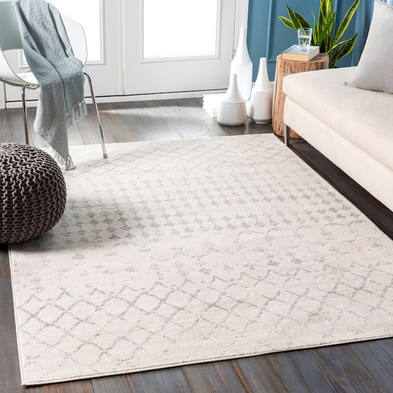 Livabliss Vintage Roma Medallion Area Rug - 5'3" x 7'1" - Beige