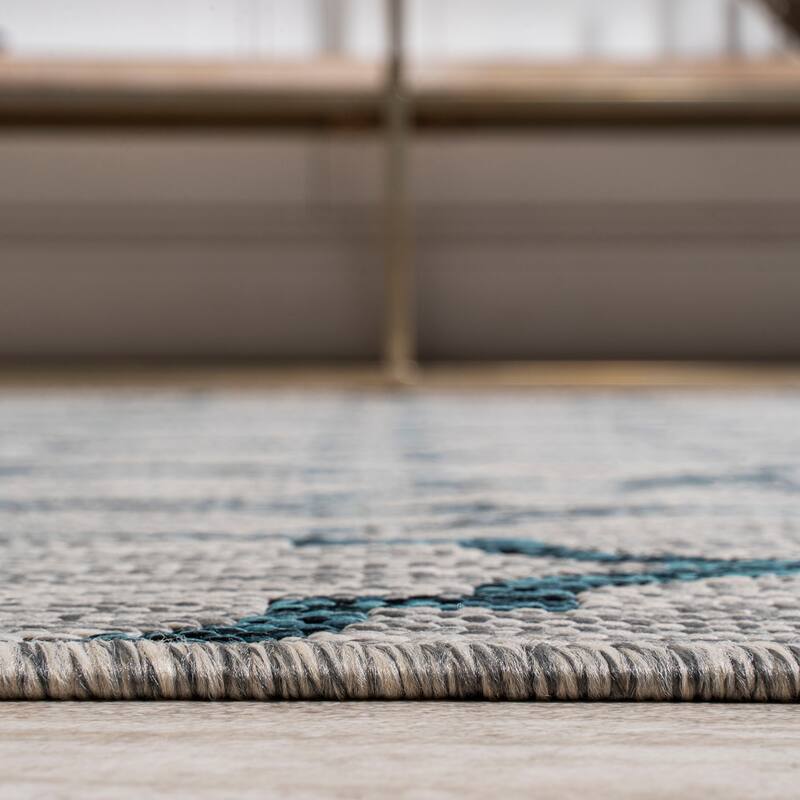 JONATHAN Y Isla Ogee Trellis Indoor/Outdoor Area Rug