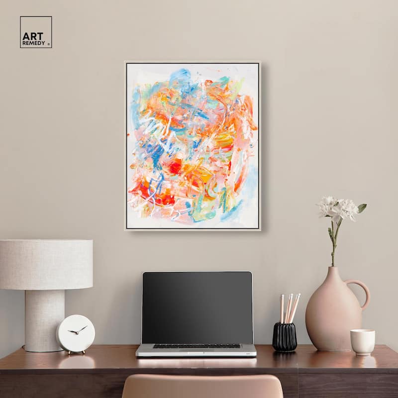 Swirling Hues I Canvas by Art Remedy