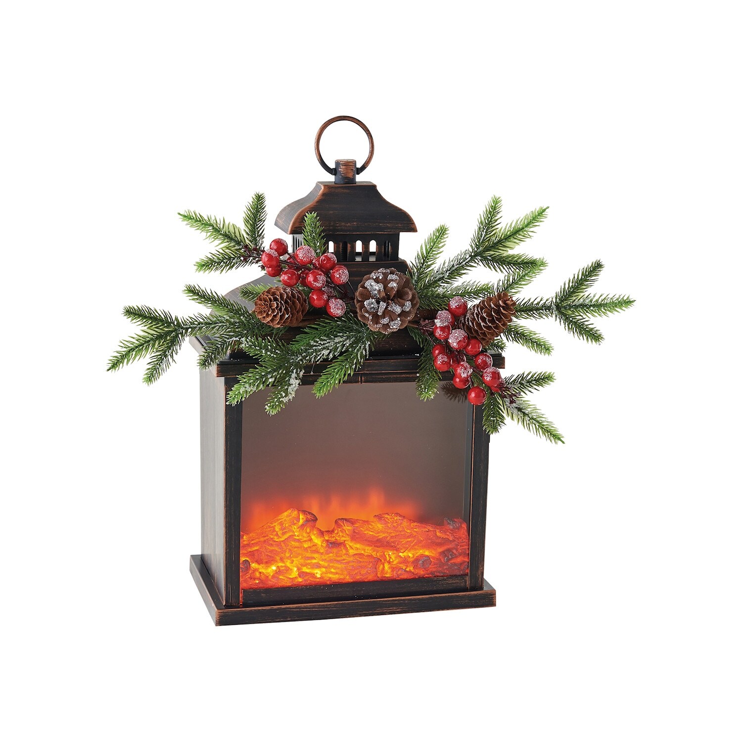 Shop One Hundred 80 Degrees Firelight Lantern Led Lighted