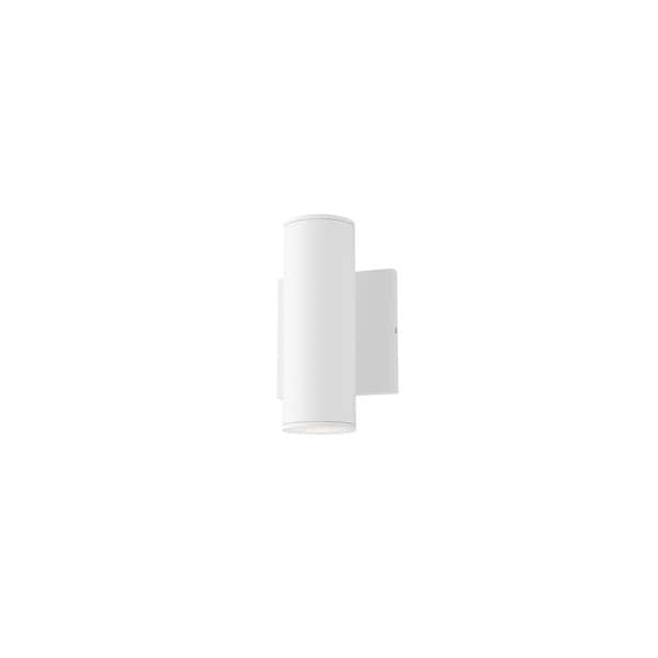 slide 2 of 8, Maxim 86431 Calibro 2 Light 8" Tall LED Outdoor Wall Sconce White