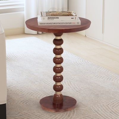 Christopher Knight Home Mango Wood Round End Table
