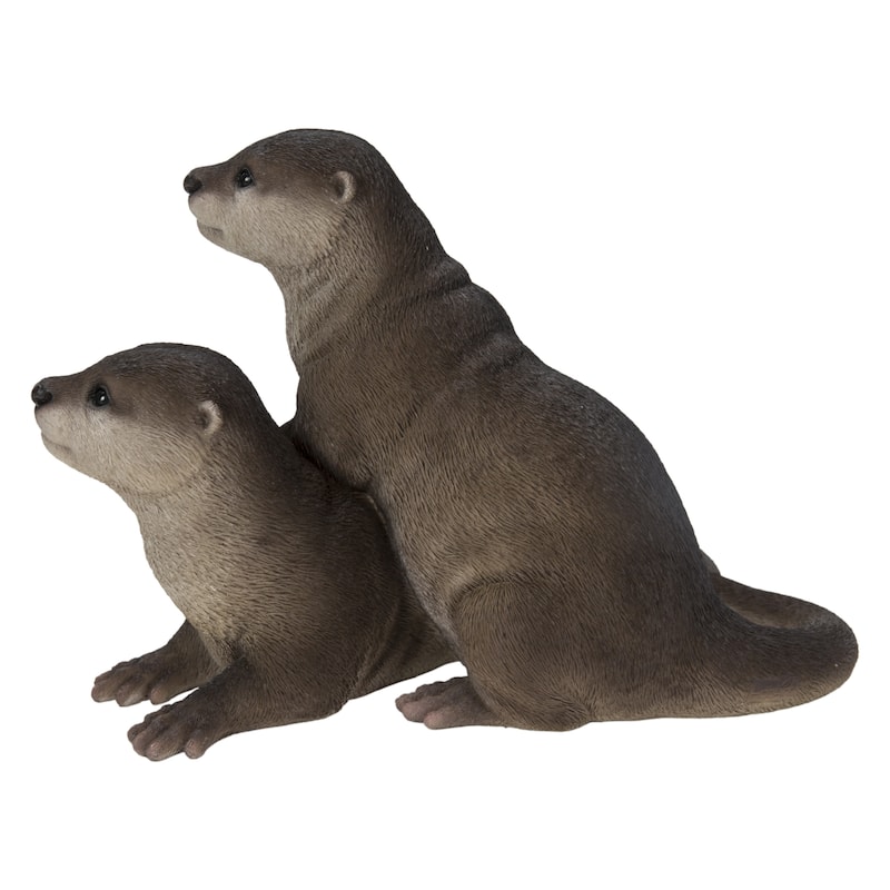Playful Otters - Ultra Realistic Garden Statue