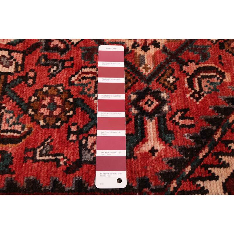 ECARPETGALLERY Hand-knotted Andelz Red Wool Rug - 5'2 x 10'3