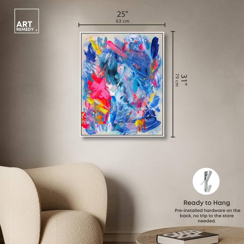 Colorburst Mirage Canvas by Art Remedy