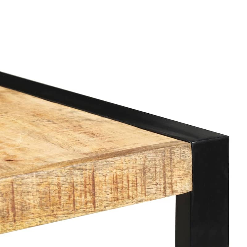 vidaXL Bar Table Kitchen Dining Room Pub Table Bistro Table Solid Wood Mango