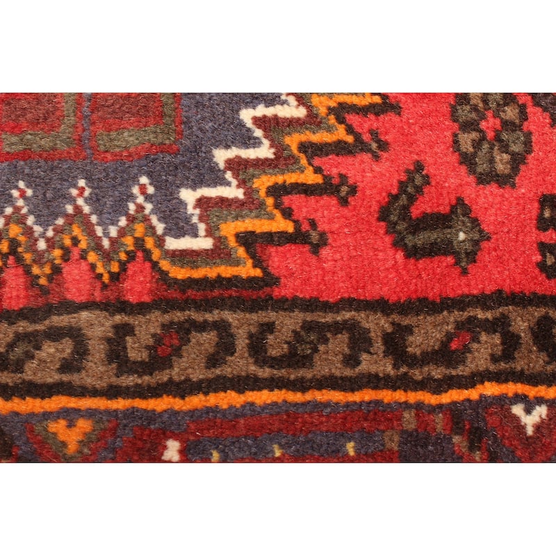 ECARPETGALLERY Hand-knotted Andelz Red Wool Rug - 4'3 x 6'4