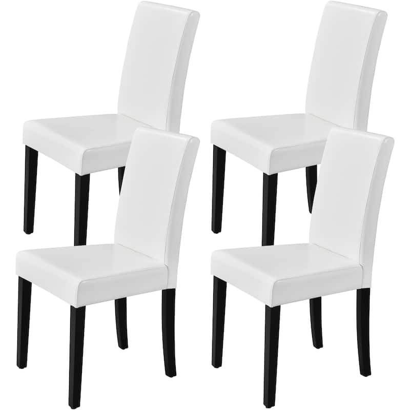 Yaheetech 4pcs Dining Room Chairs High Back for Home