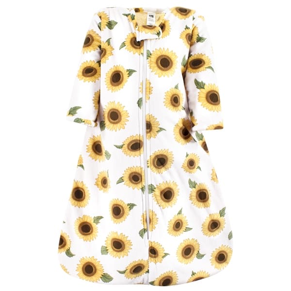 slide 1 of 1, Hudson Baby Infant Girl Long Sleeve Plush Faux Fur Sleeping Bag, Wearable Blanket, Sunflower 12-18 Months - Sunflower