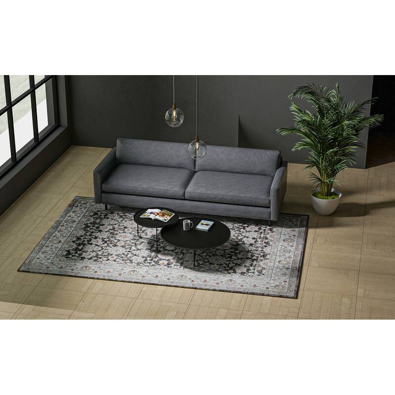Bashian Bonny Charcoal Transitional Area Rug