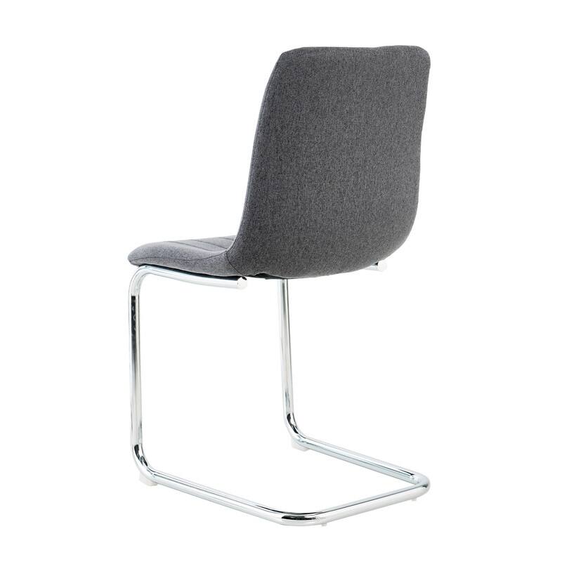 Modern/Simple Dining Chairs with Sliver Metal Base Set of 4