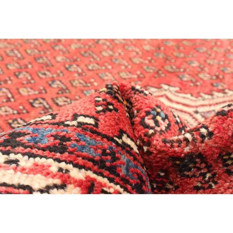 ECARPETGALLERY Hand-knotted Andelz Red Wool Rug - 4'2 x 6'8