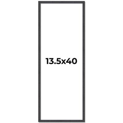 13.5x40 Frame Brown Picture Frame - Modern Photo Frame Includes UV