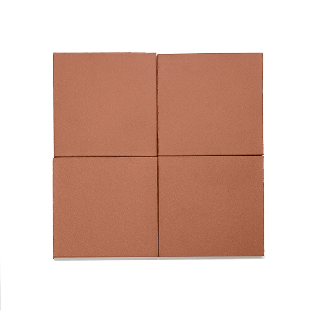 TeRuページ Terran-6in-x-6in-Red-Ceramic-