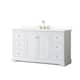 Option White / Giotto Quartz Top / Brushed Gold Hardware
