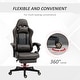 preview thumbnail 6 of 25, Vinsetto Gaming Chair Racing Style Office Ergonomic Chair Adjustable Height Swivel Recliner High Back PC Computer Desk Chair