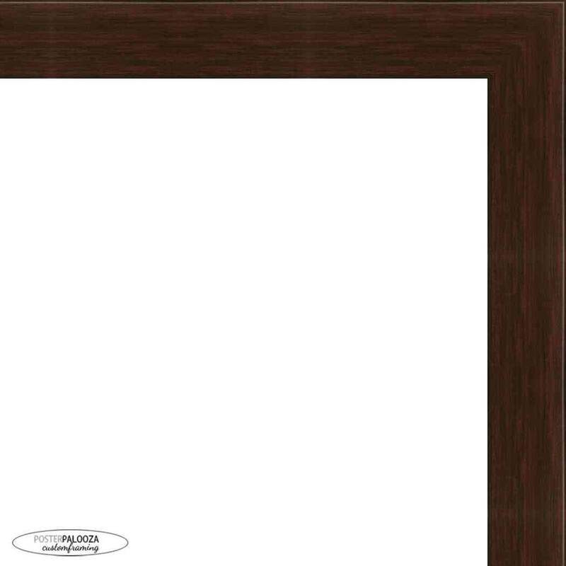 18x18 Traditional Mahogany Wood Picture Square Frame