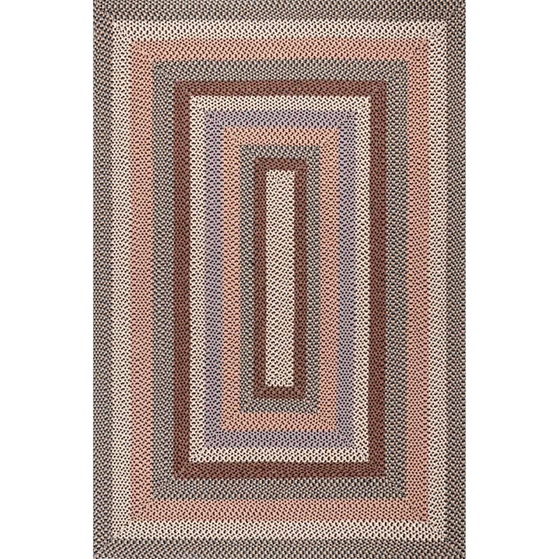 Nuloom Gwyneth Braided Borders Indoor/Outdoor Area Rug