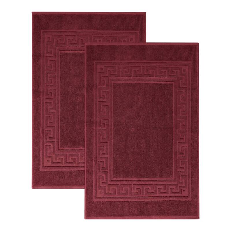 Superior Plush & Absorbent 900 GSM Cotton Bath Mat - (Set of 2)