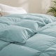 preview thumbnail 14 of 39, All-Season Medium Warmth White Goose Down Comforter with Premium Fabric