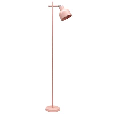 Metal Adjustable Spotlight Floor Lamp with Rotary Switch - 10.55 x 7.87 x 54.72 in. (L x W x H)