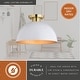 preview thumbnail 5 of 11, Devon 12.75-in W LED Compatible Mid-Century Modern Semi Flush Mount Ceiling Light