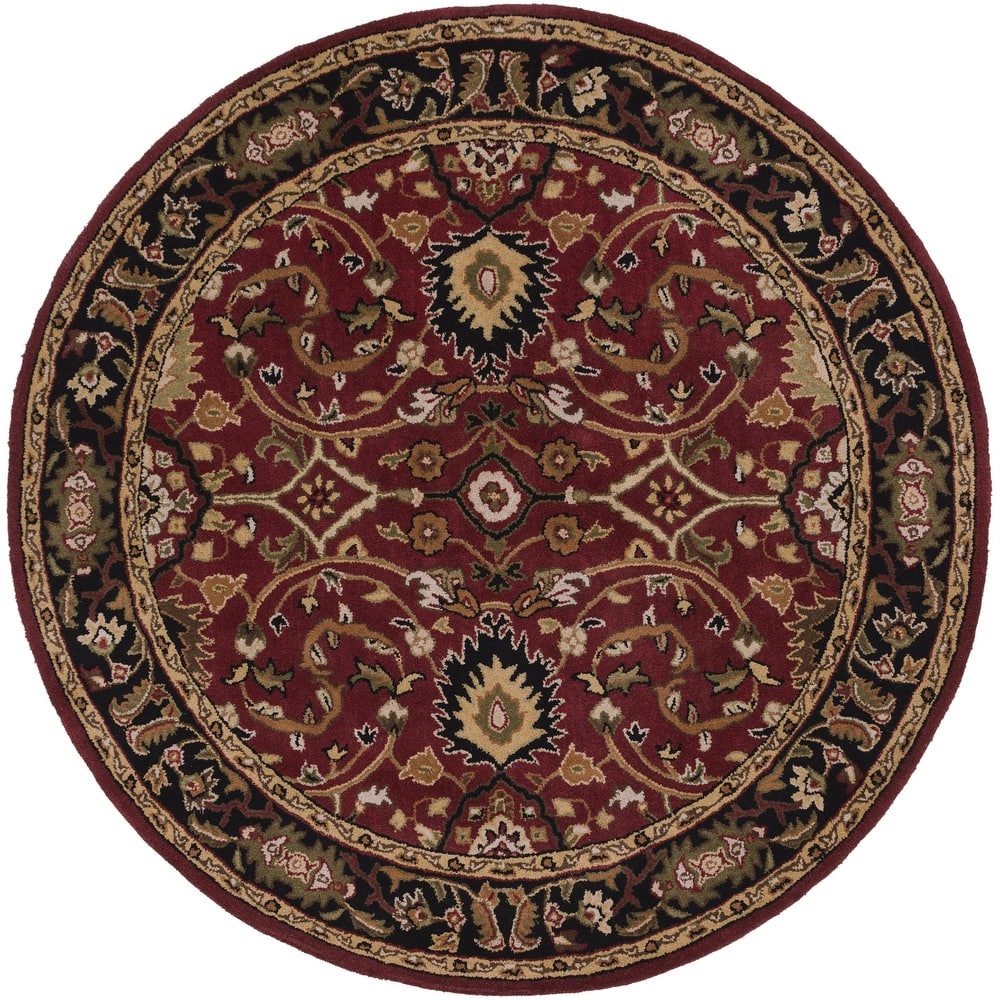 Livabliss Caesar Updated Traditional Border Area Rug