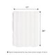 preview thumbnail 91 of 110, Deconovo Non Slip Chenille Striped Bath Mat Soft Durable