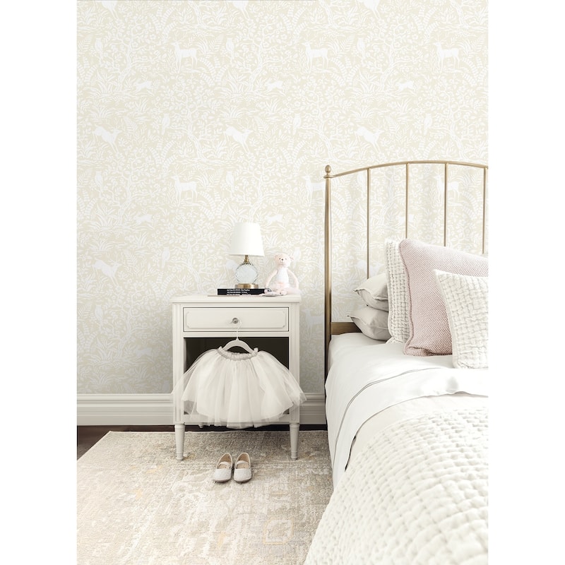 Daisy Bennett Designs Scandi Forest Premium Matte Non-Woven Peel and Stick Wallpaper