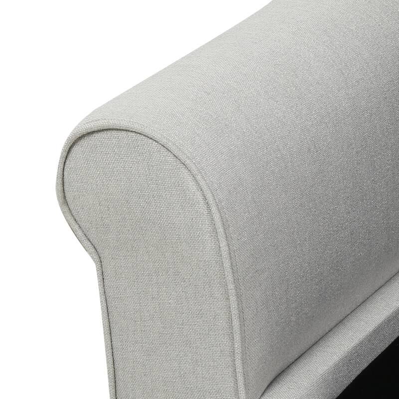 Hayes Upholstered Storage Ottoman Bench by Christopher Knight Home