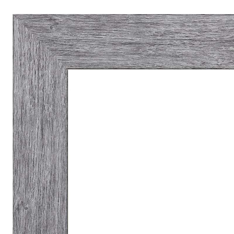 Amanti Art Bark Rustic Char Framed Dry Erase Magnetic Board