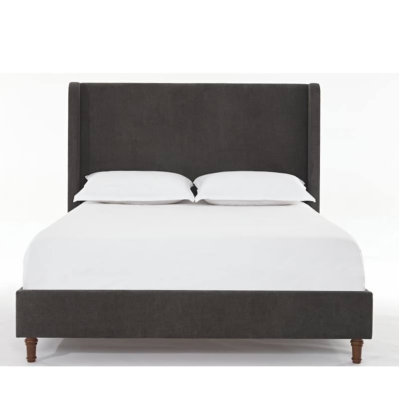 Tall Headboard Upholstered Bed Elegant Simplicity Bedroom Bed