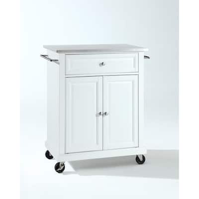 Kitchen Island Cart with Granite Top & Casters - Mobile Kitchen Storage Island - Modern Kitchen Island