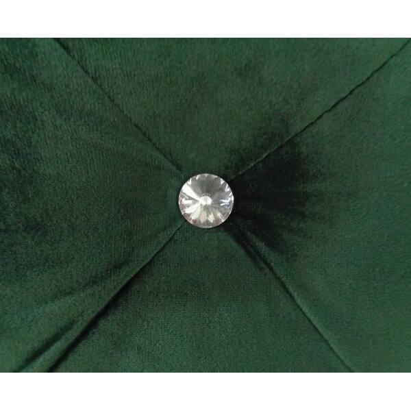 Modern Elegant Crystal Button Tufted Design Green Velvet Upholstered Bed Overstock 28261941 Full (!) i wanted a lot of tufts though, so you could do less. usd