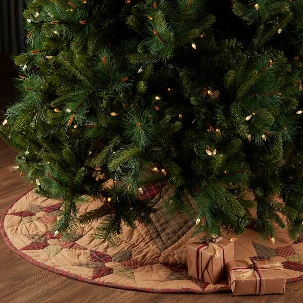 Shop Tea Star Tree Skirt On Sale Overstock 17807419 48 Diameter Cotton