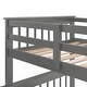 preview thumbnail 8 of 52, Modern Twin over Full Bunk Bed With Drawer,Storage And Guard Rail,Solid Construction for Kids