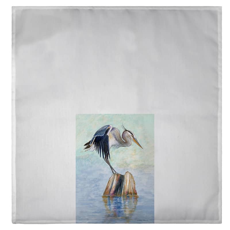 Balancing Heron Guest Towel - 20x20