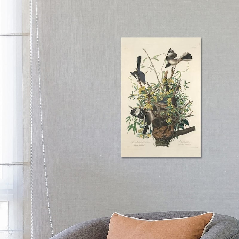 iCanvas "The Mocking Bird, 1827" by John James Audubon Canvas Print - 26x18x1.5