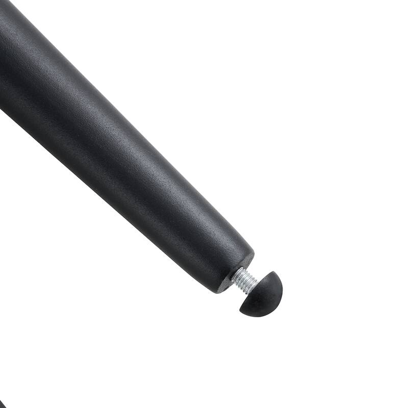 31.5 Inch Round Coffee Table with Adjustable Legs Small End Table with Marble Sticker Top Home Center Table