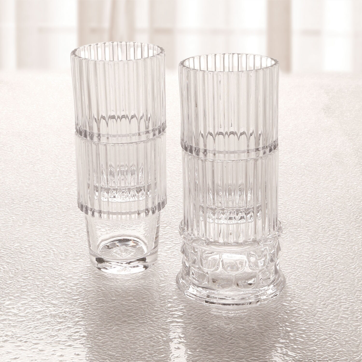 stackable drinking glasses
