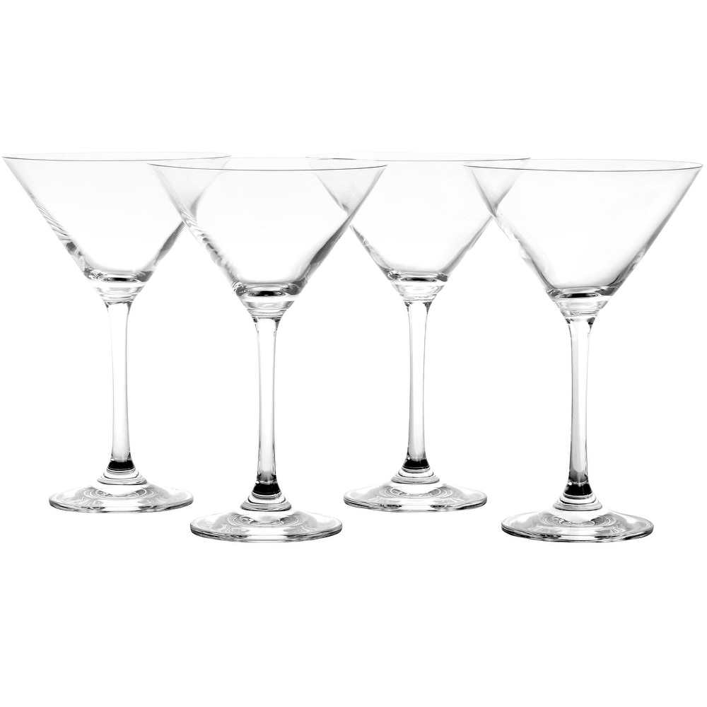 Set of 2 Black and White Checkered Chalk Margarita Glasses 6.75 - Bed Bath  & Beyond - 32226024