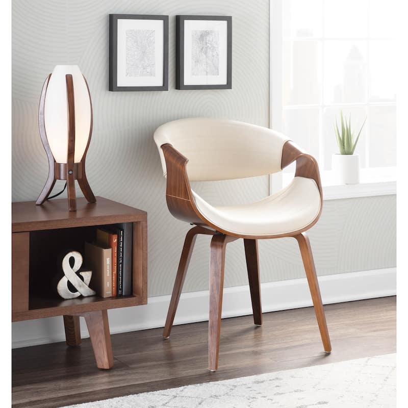 Carson Carrington Kanteborg Faux Leather/Wood Dining Chair