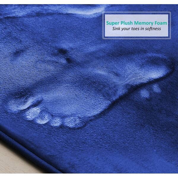 Shop Clara Clark Non Slip Memory Foam Tub Shower Bath Rug On Sale Overstock 15002204